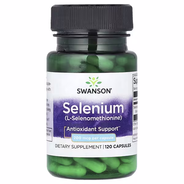 Swanson, Selenium, 200 mcg, 120 Capsules